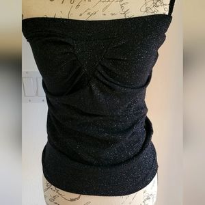 Tube top with sparkles